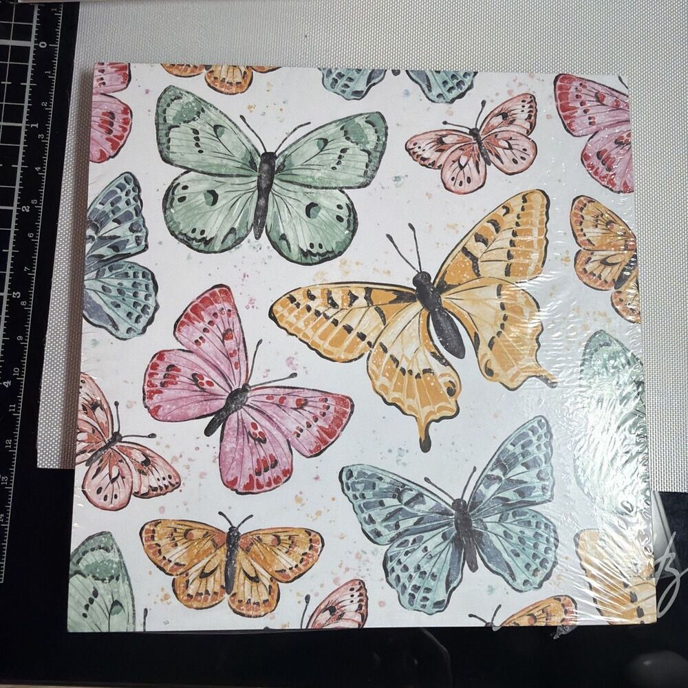 Stampin Up Retired BUTTERFLY Bijou 6 x 6 Designer Series Paper 48 Sheets Rare